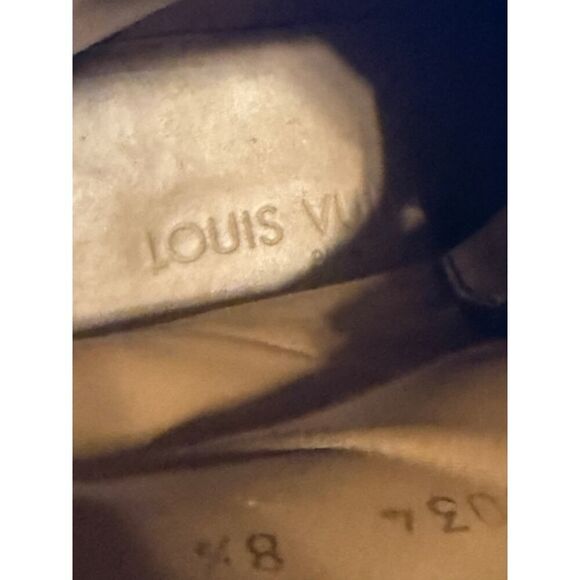 Louis Vuitton Black Leather Combat Boot Men's Sz. 8.5 - Picture 12 of 15